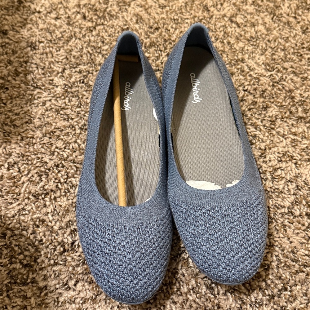 allbirds Blue Knit Women’s Flats